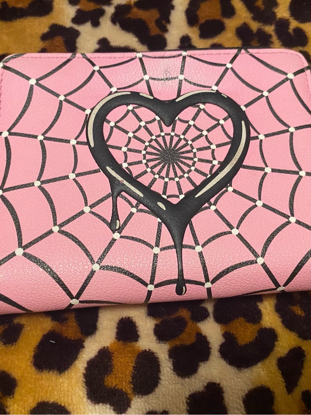 monster high Black Heart Web Wallet